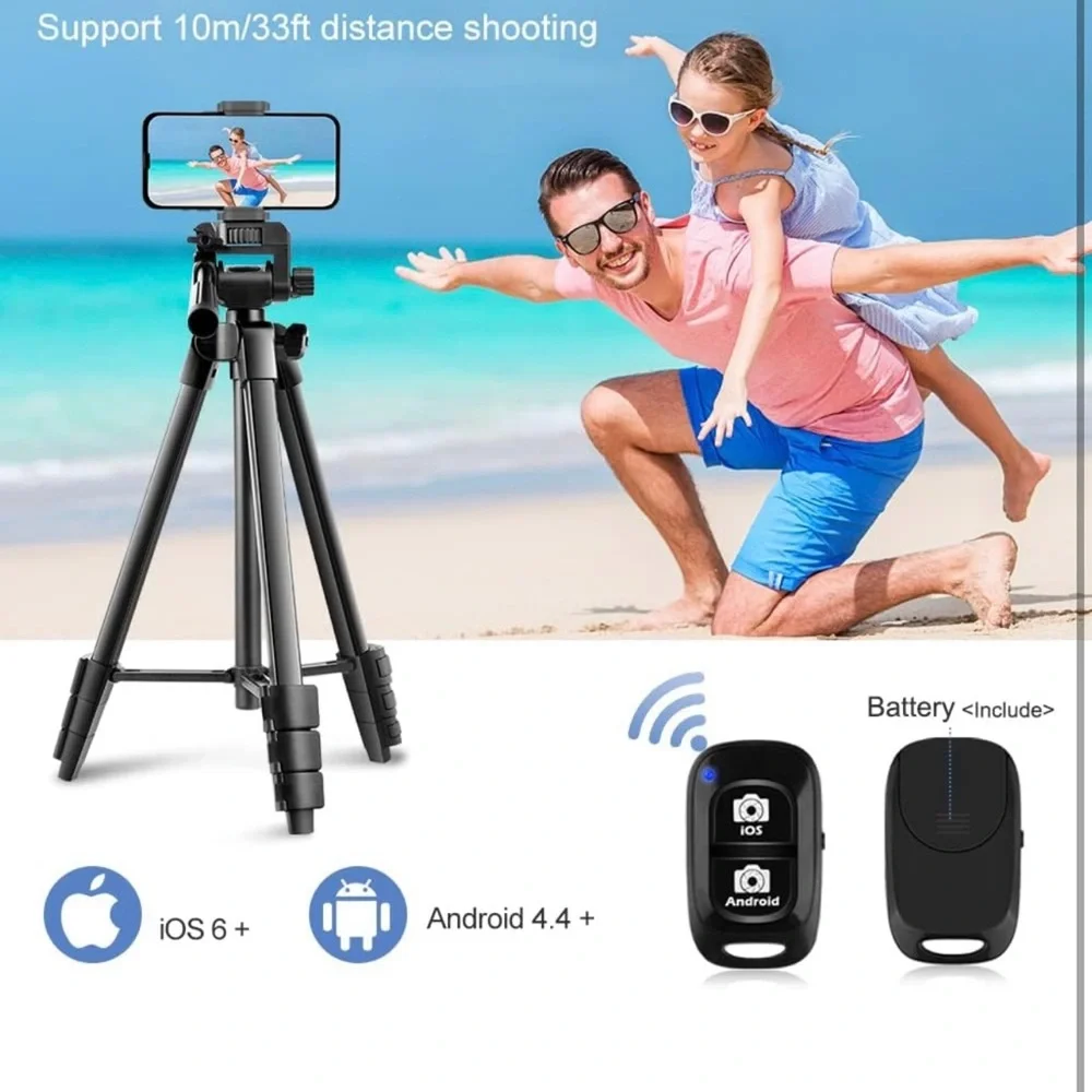 54” cameras or phones tripod